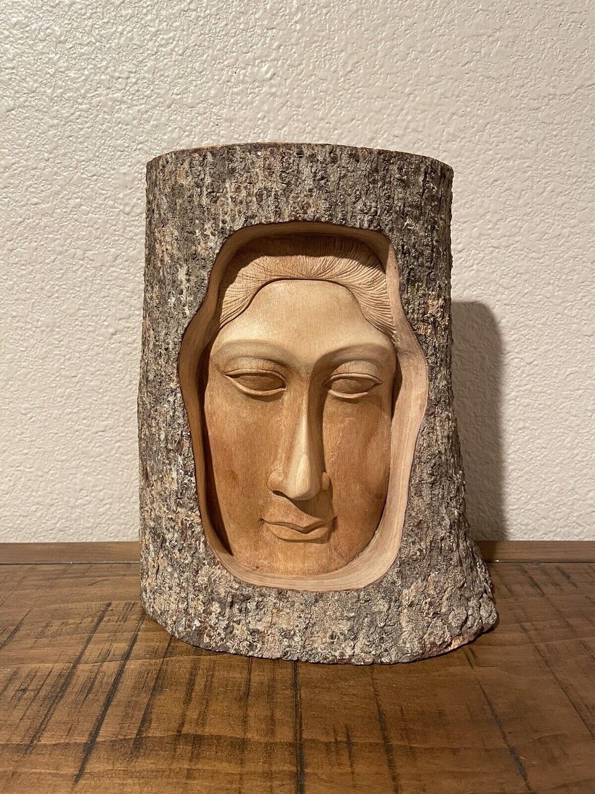 Vintage Face Wood Carving *Stunning*