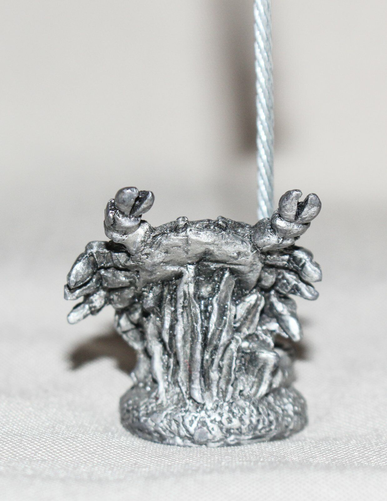 Pewter Crab Note Holder With Clip