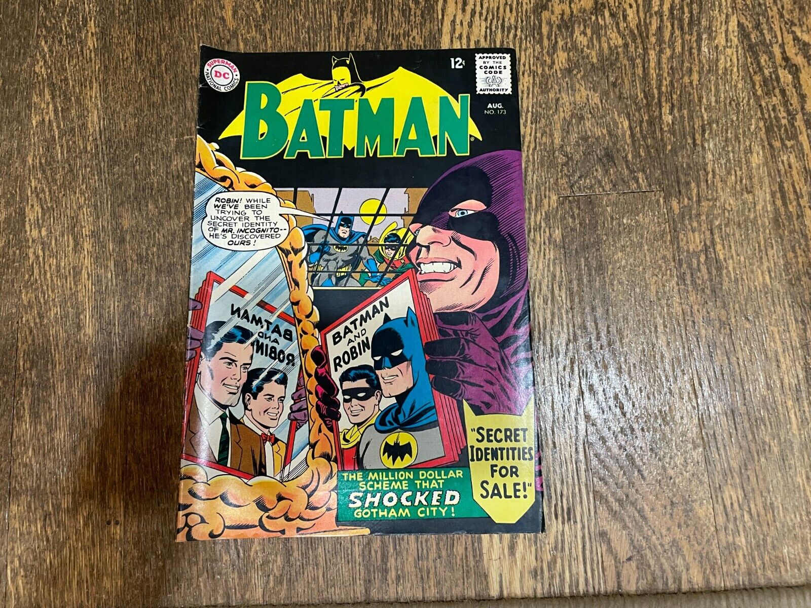 Batman # 173 August 1965 Comic Book DC Vintage Nice Shape