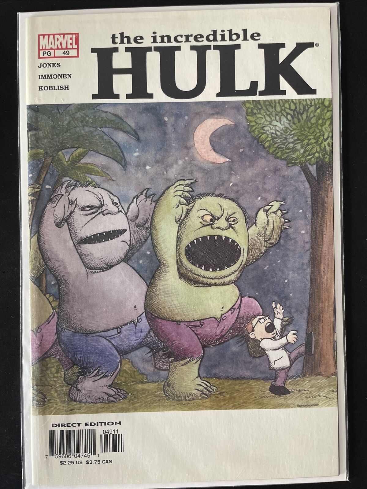 Incredible Hulk #49 (Marvel) Where the Wild Things Are cover