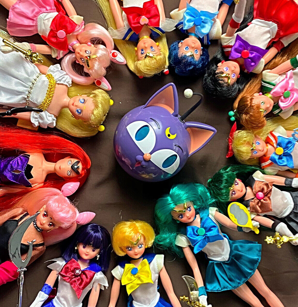 Vintage Super Sailor Moon Irwin Cartoon Network Doll Collection