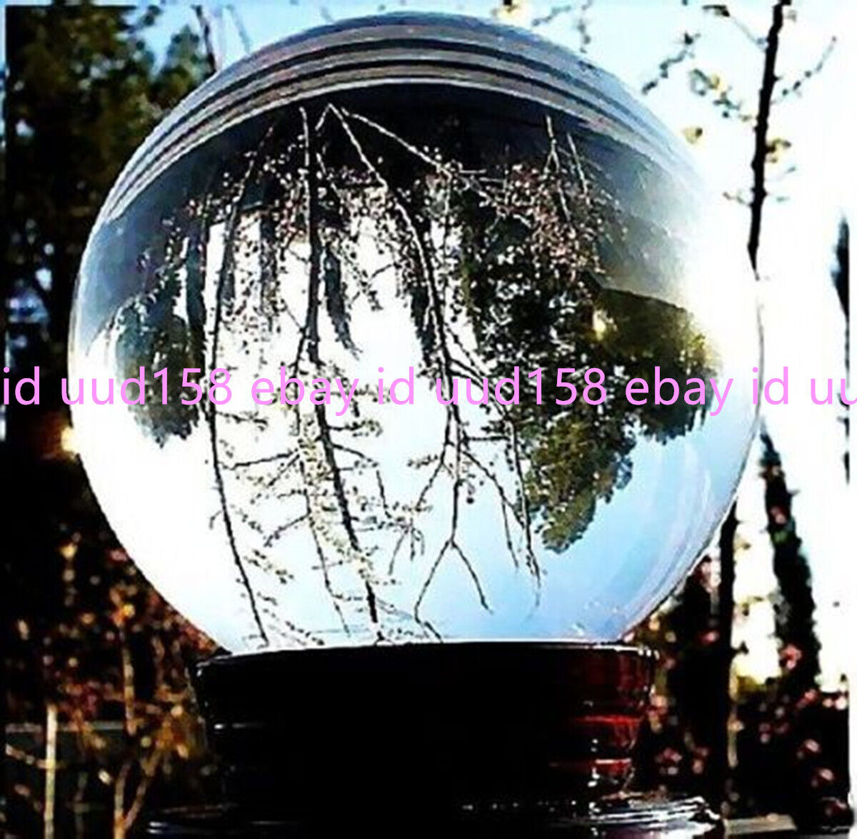 Asian Rare Natural Quartz Clear Magic Crystal Healing Ball Sphere 60mm+Stand