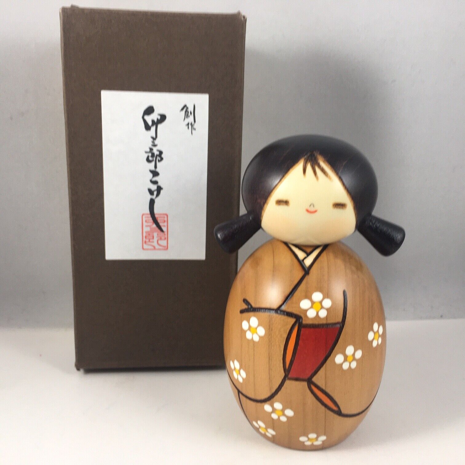 Usaburo Japanese Kokeshi Wooden Doll 4\