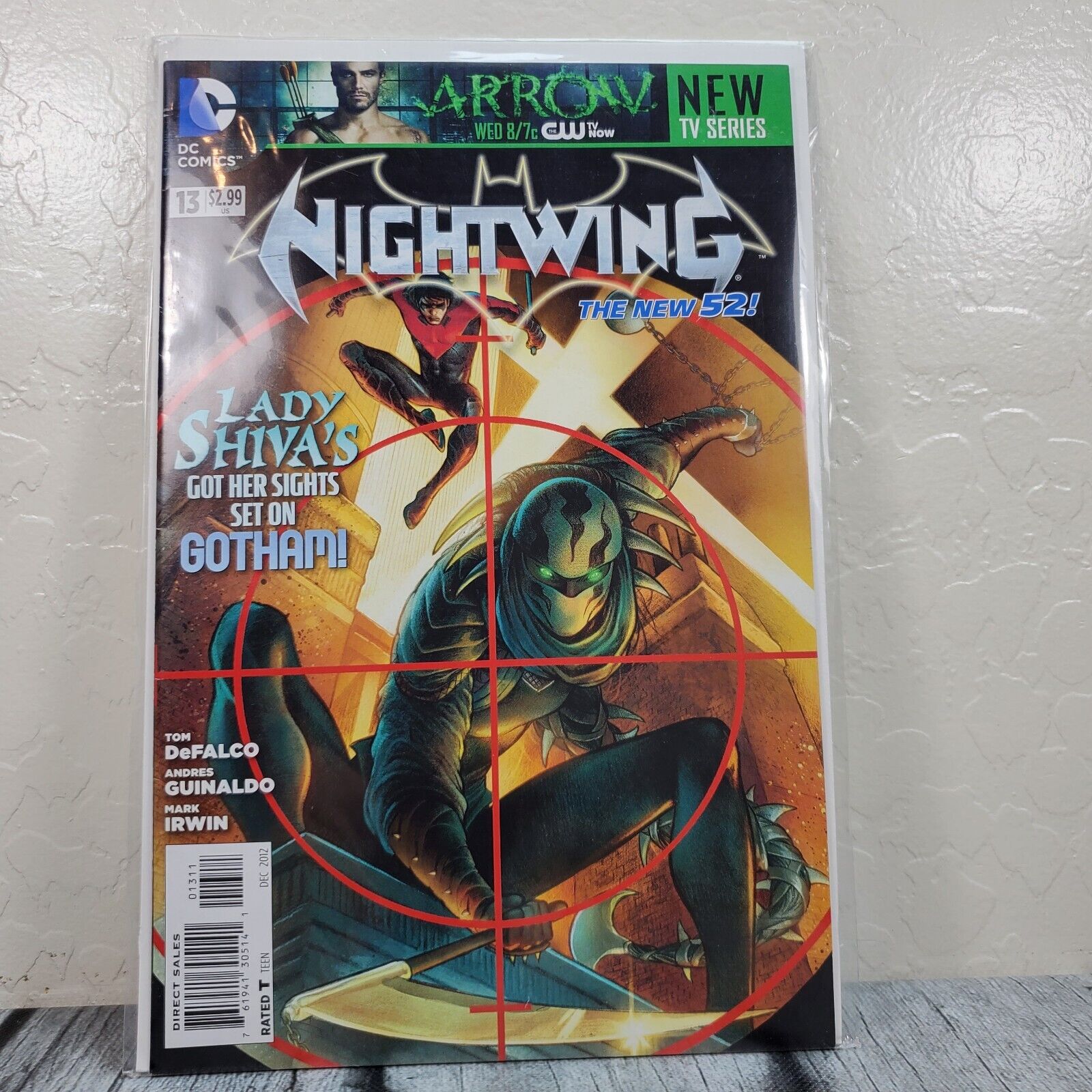 DC Comics The New 52 Nightwing #13 2012 Modern Comic Book Sleeved Boarded