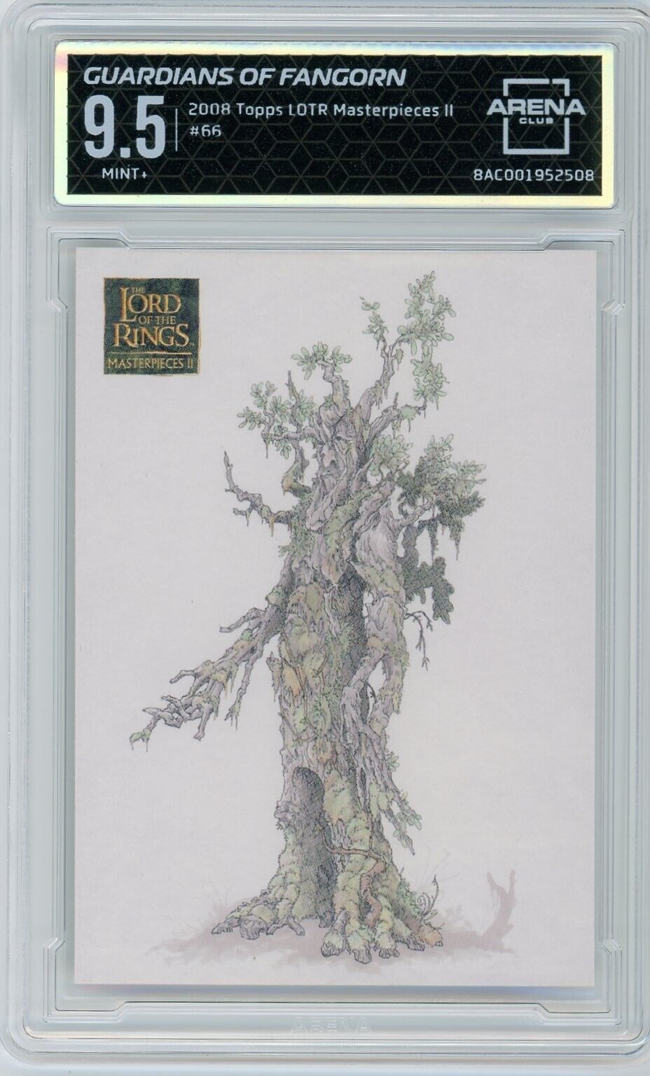 2008 Topps The Lord of the Rings #66 Guardians of Fangorn Ents Arena Club 9 Mint