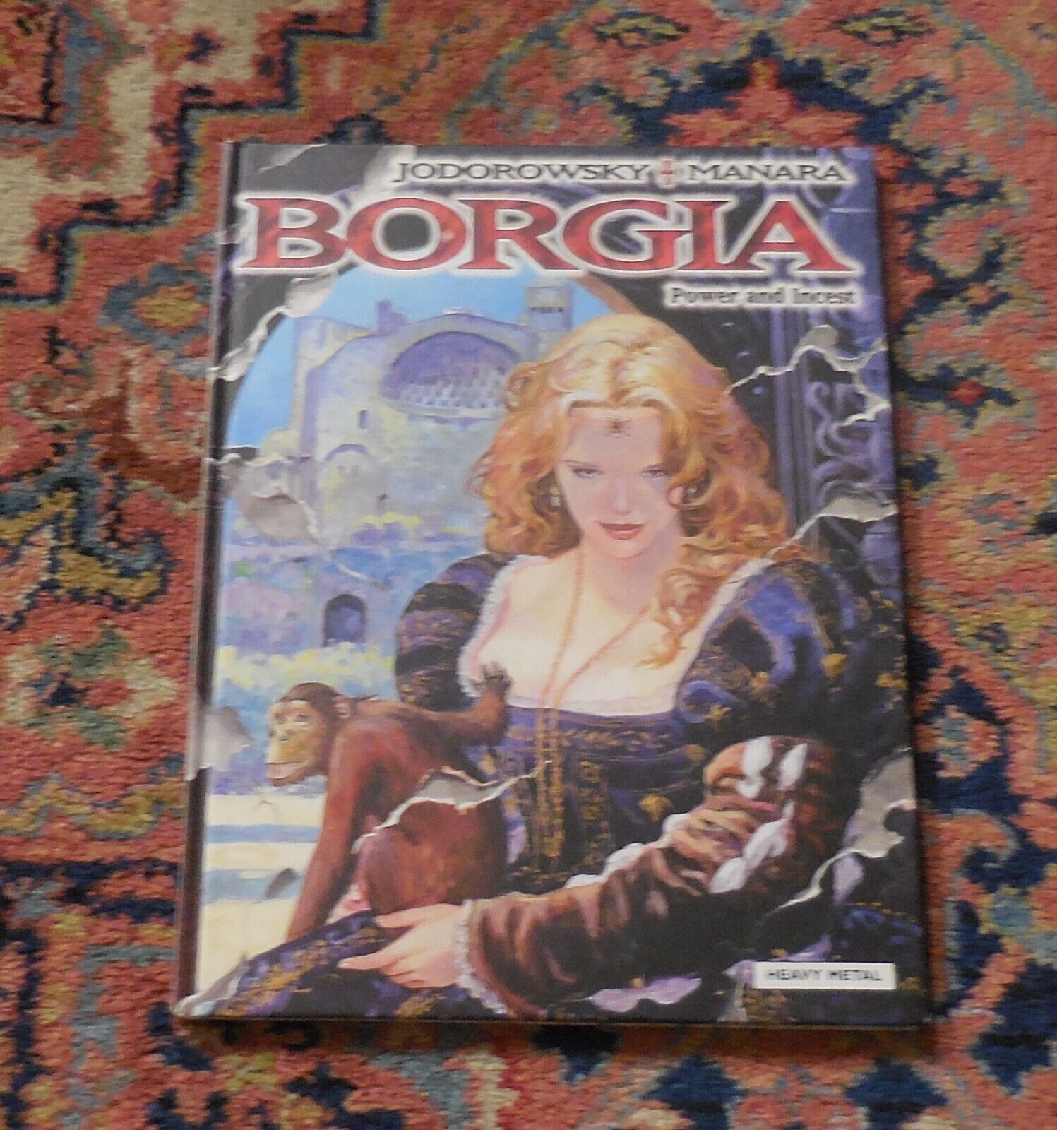 BORGIA - POWER AND INCEST - FIRST PRINTING   UNREAD COPY - LOOK