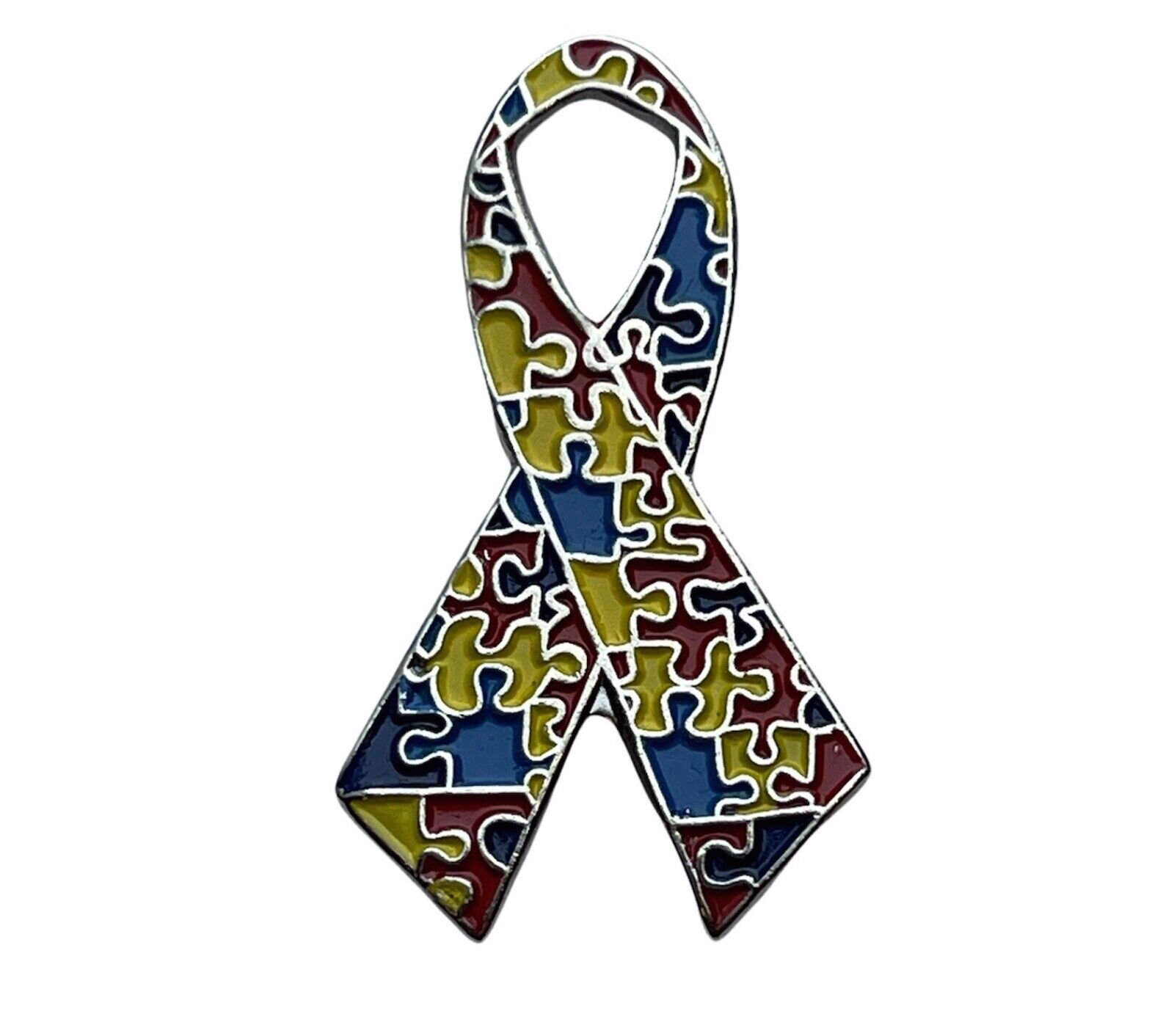 Autism Support  Ribbon Hat or Lapel Pin PPM F6D27O