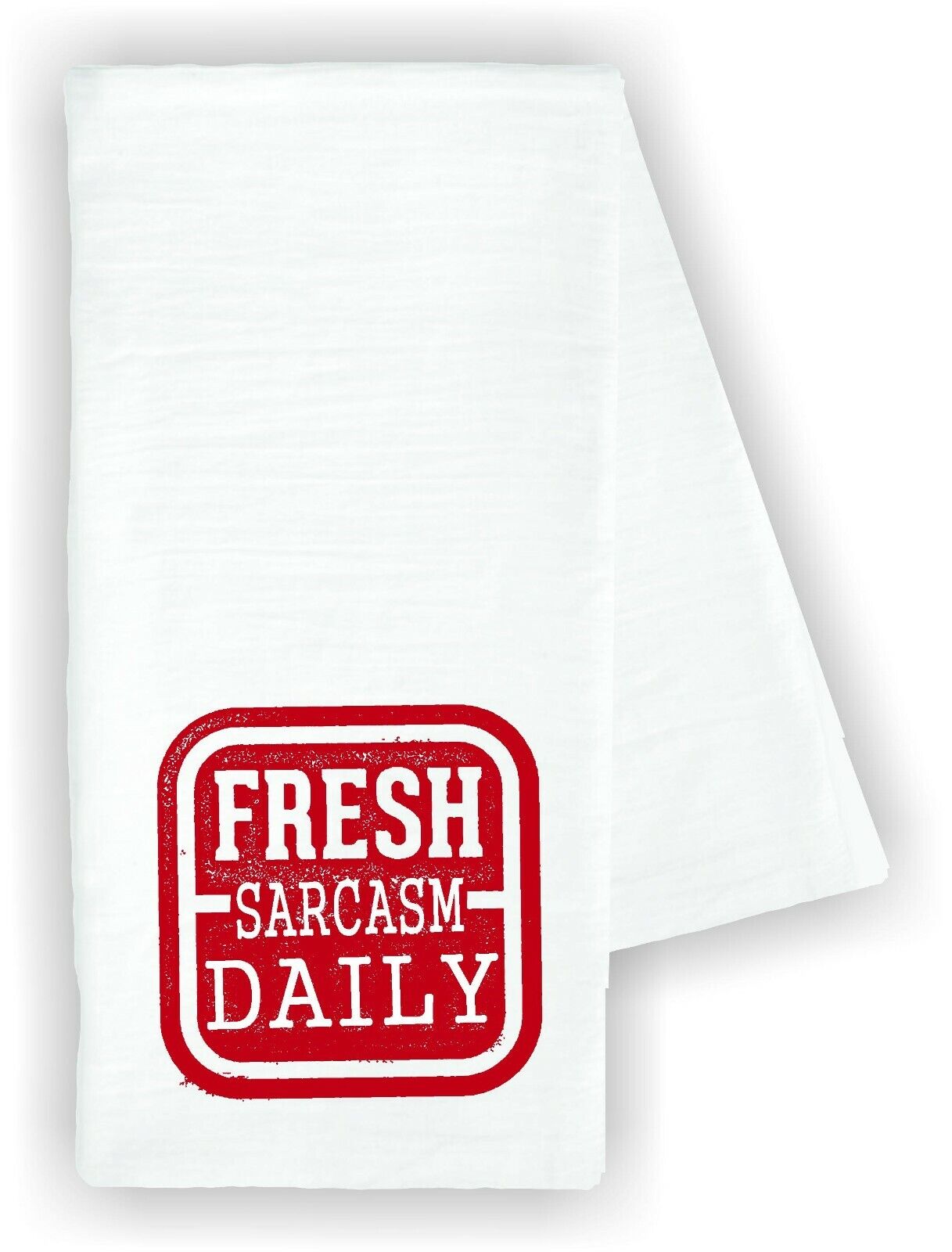 Funny kitchen bathroom towels Fresh sarcasm served daily decor dish drying cloth