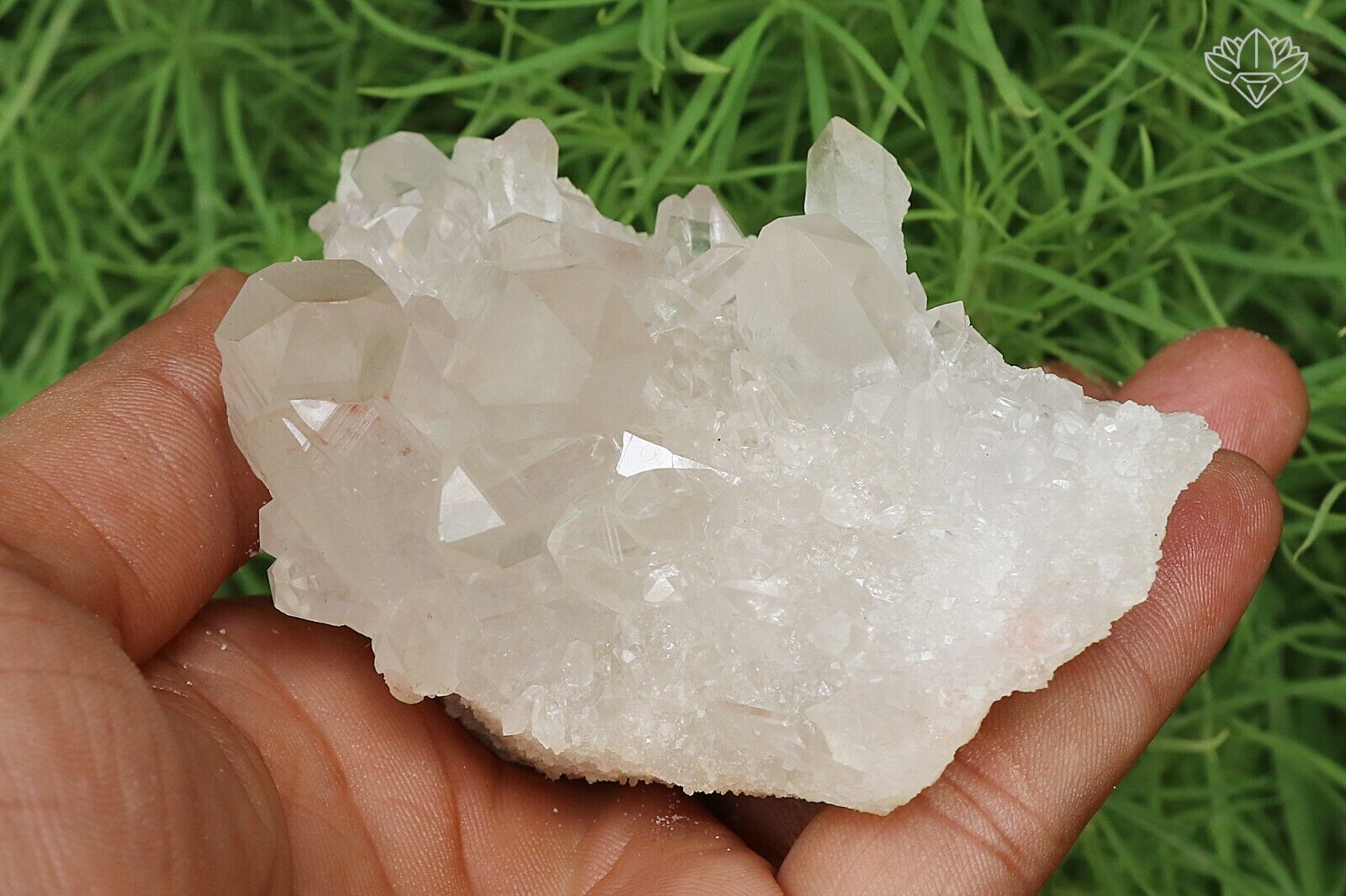 AAA++ Rare White Himalayan Samadhi Crystal Quartz 324 Gms Minerals Raw Specimen