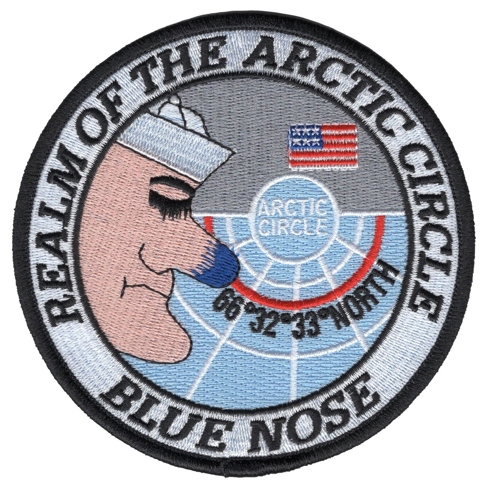 Blue Nose Realm Of The Arctic Circle Patch