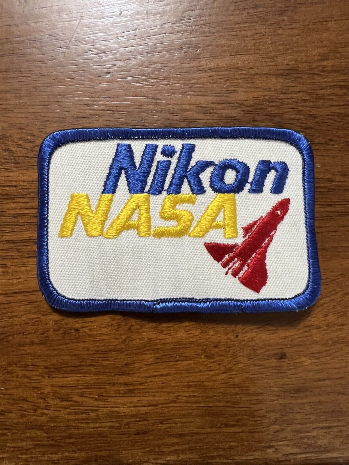 Vintage NIKON NASA Space Shuttle Patch. 80s RARE
