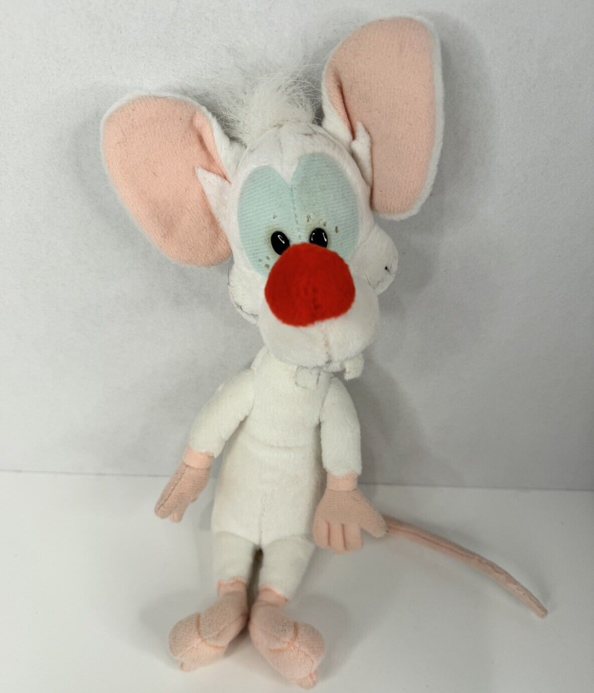 Vintage Animaniacs Pinky & The Brain Pinky Plush Stuffed Animal Toy 1994 Dakin**