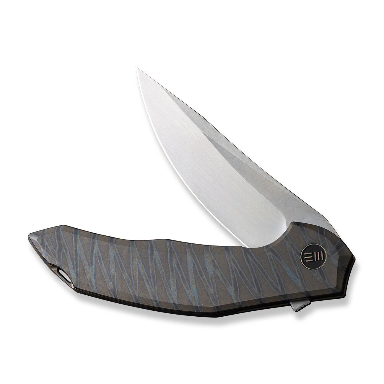 WE KNIFE Merata Frame Lock 22008A-3 Tiger Stripe Titanium 1/200 Pocket Knives