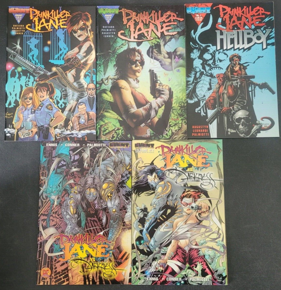 PAINKILLER JANE SET OF 13 ISSUES DYNAMITE/EVENT COMICS HELLBOY DARKNESS DF