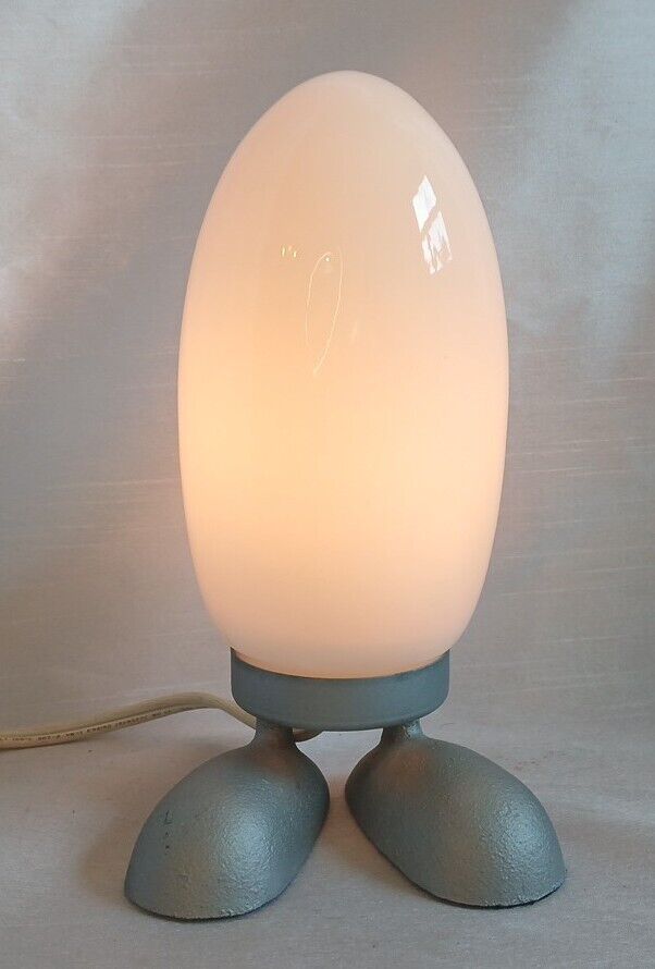 FJORTON White Dino Egg Night Light Lamp Tatsuo Konno IKEA 90s Vintage Art