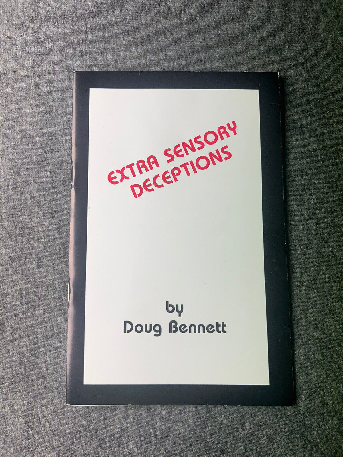 🔥RARE-Extra Sensory Deceptions By Doug Bennett Card & Coin Magic Offbeat🔥🔥