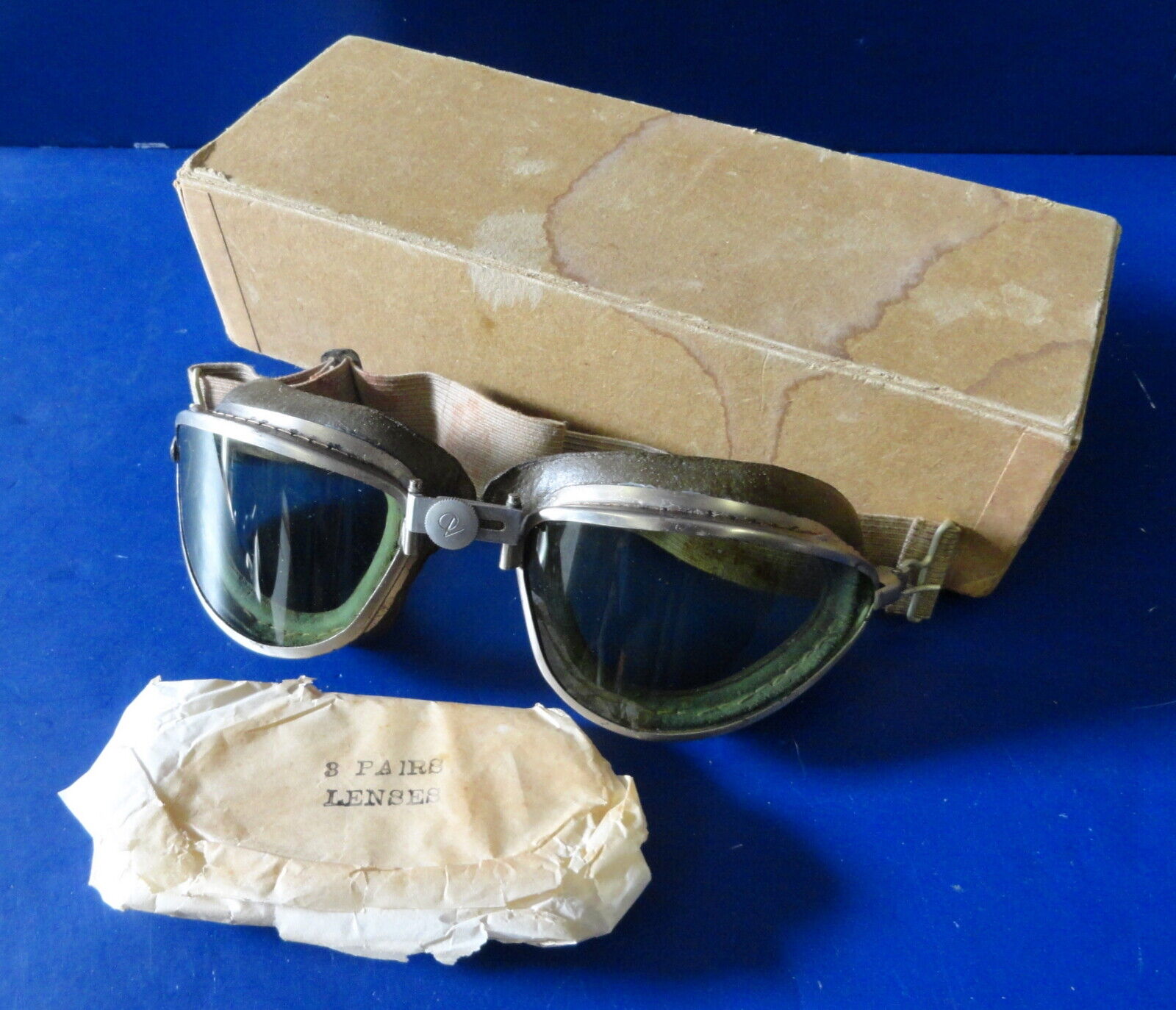 AMERICAN OPTICAL AIRWAYS GOGGLES FOR USE W/WINTER CLOTHING