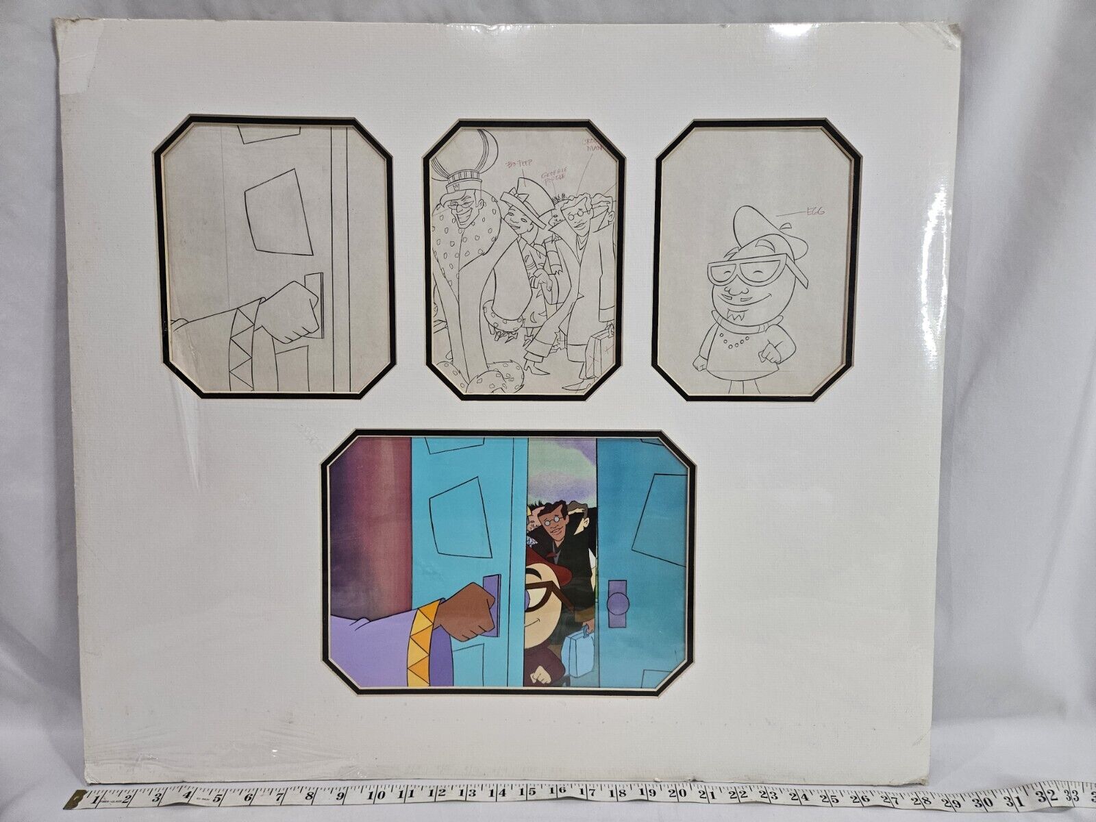 HBO Mother Goose A Rappin' & Rhymin' Production Animation Art Cel & Sketches