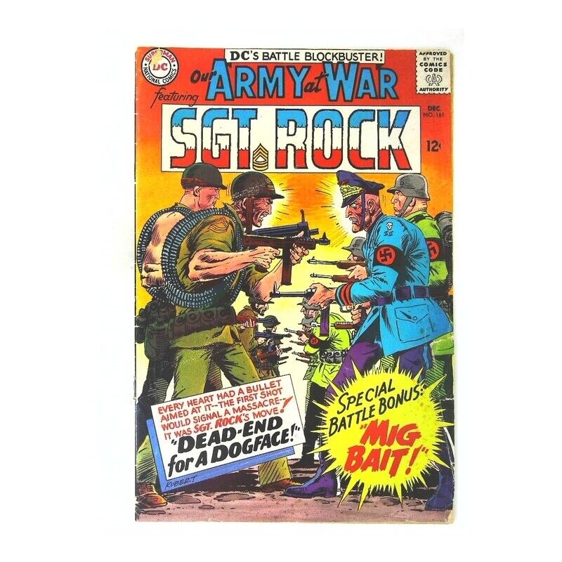 Our Army at War (1952 series) #161 in Fine minus condition. DC comics [f\\