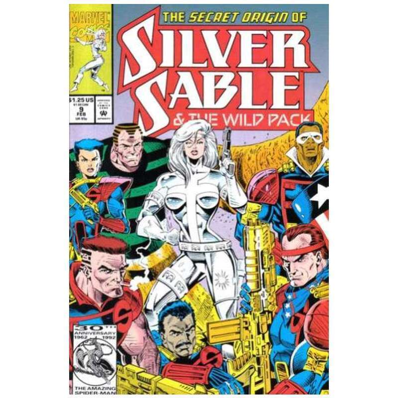 Silver Sable and the Wild Pack #9 in Near Mint condition. Marvel comics [o&