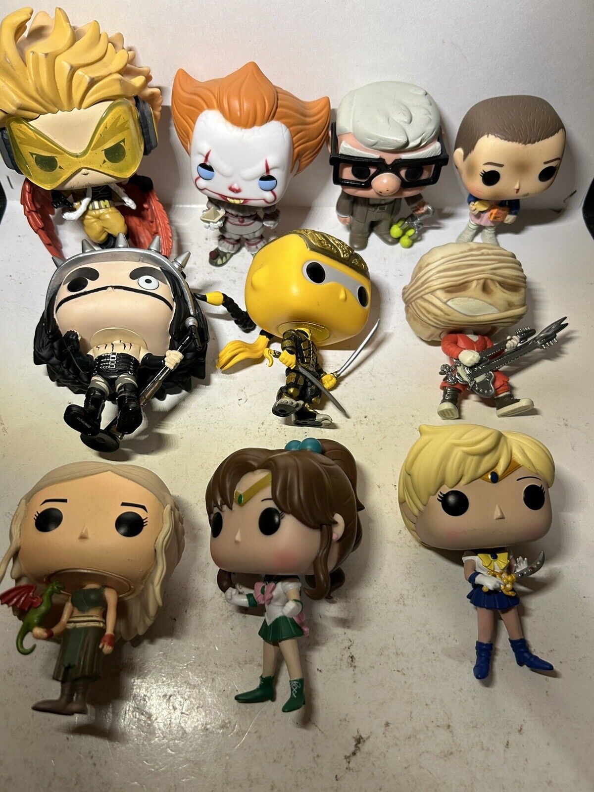 funko pop lot loose (10) Penny Wise/sailor Moon/Eleven Others…great Cond
