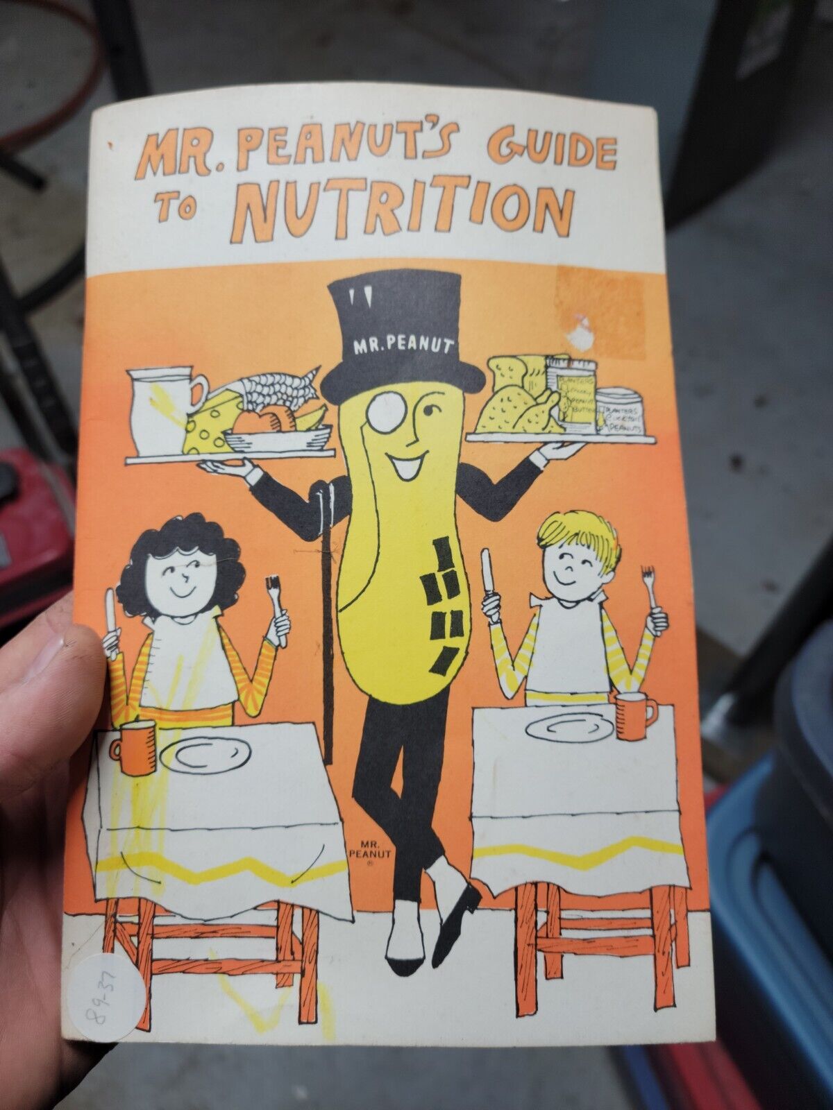 Planter’s Mr. Peanut\'s Guide To Nutrition Booklet 1970 Vintage Evelyn Spindler 
