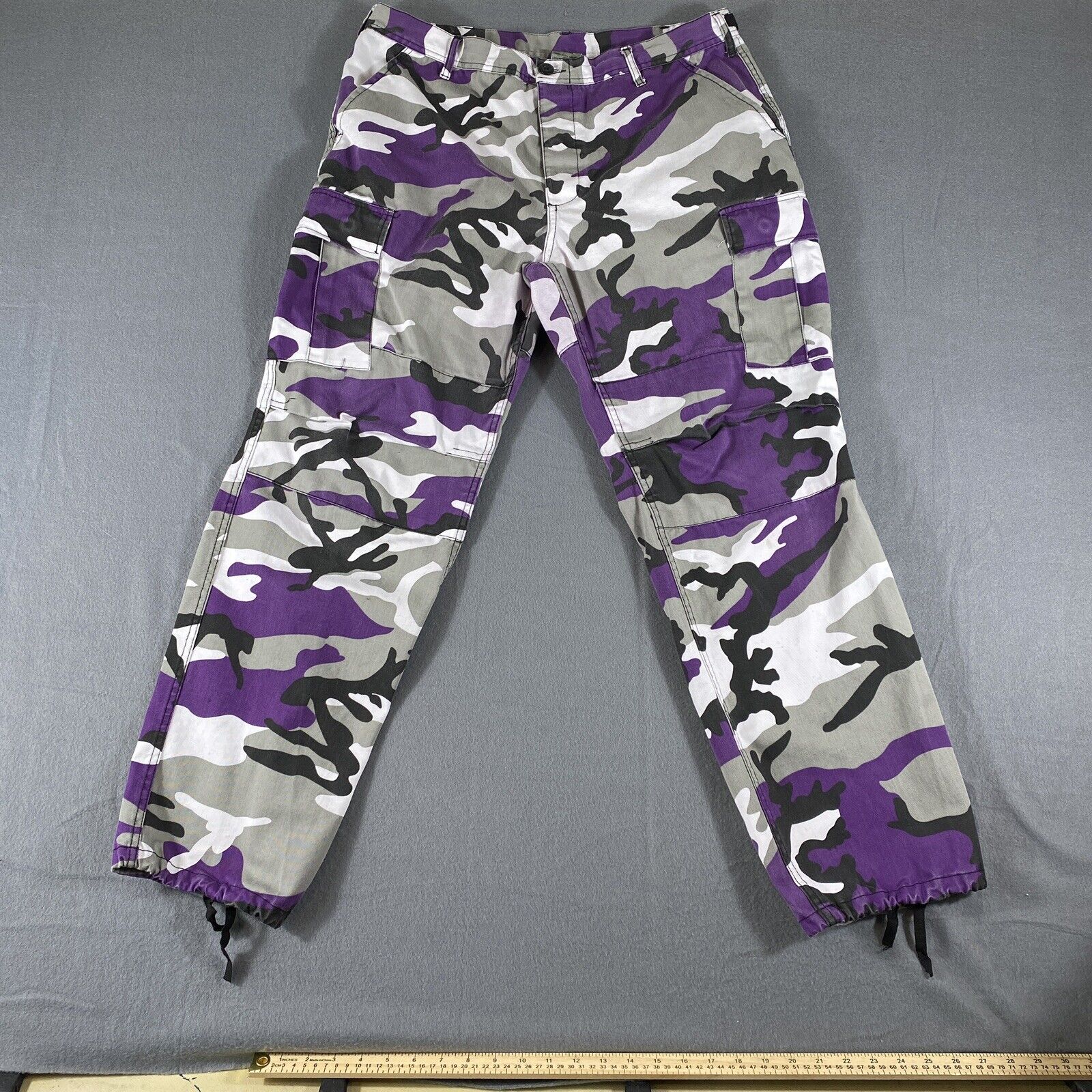 Rothco BDU Pants Mens Tactial Purple Camouflage Military 35-39W 29 1/2-32 1/2 in