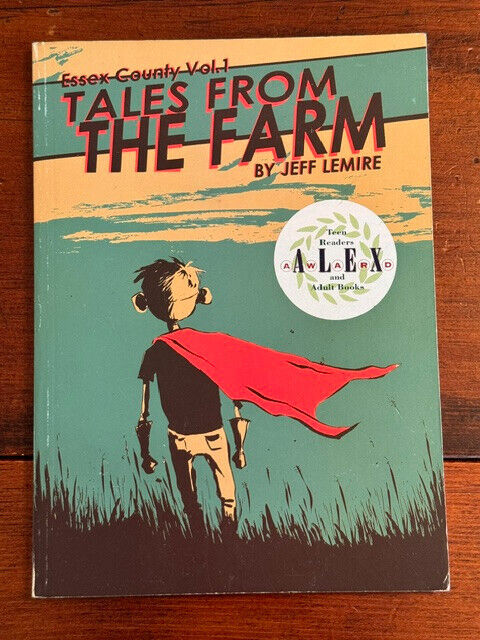 ESSEX COUNTY VOL 1:TALES FROM THE FARM-Jeff Lemire-TPB 2008-Signed/Sketched-NICE