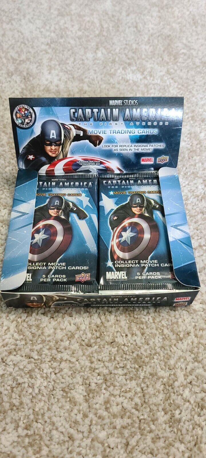 2011 CAPTAIN AMERICA The First Avenger Movie 1 Factory Sealed Trading Card Packs