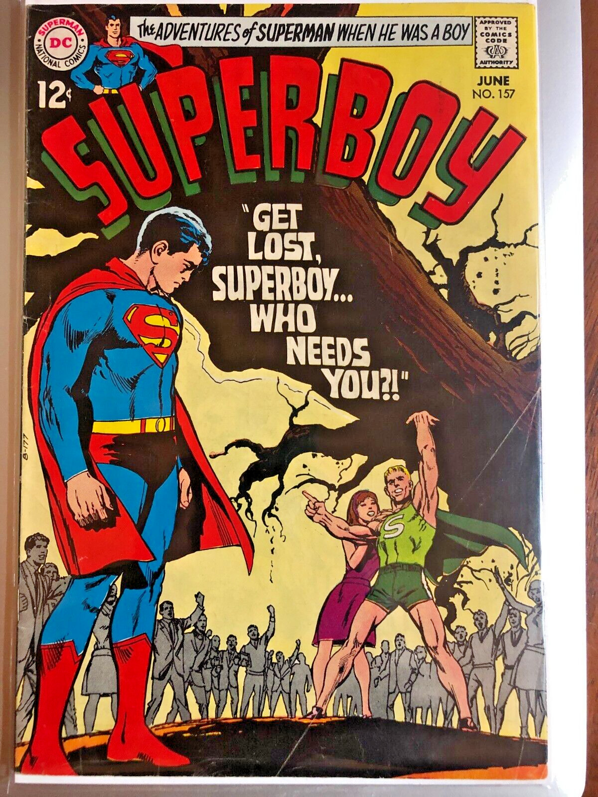 SUPERBOY #157 June 1969 Vintage Silver Age DC Comics Nice Condition