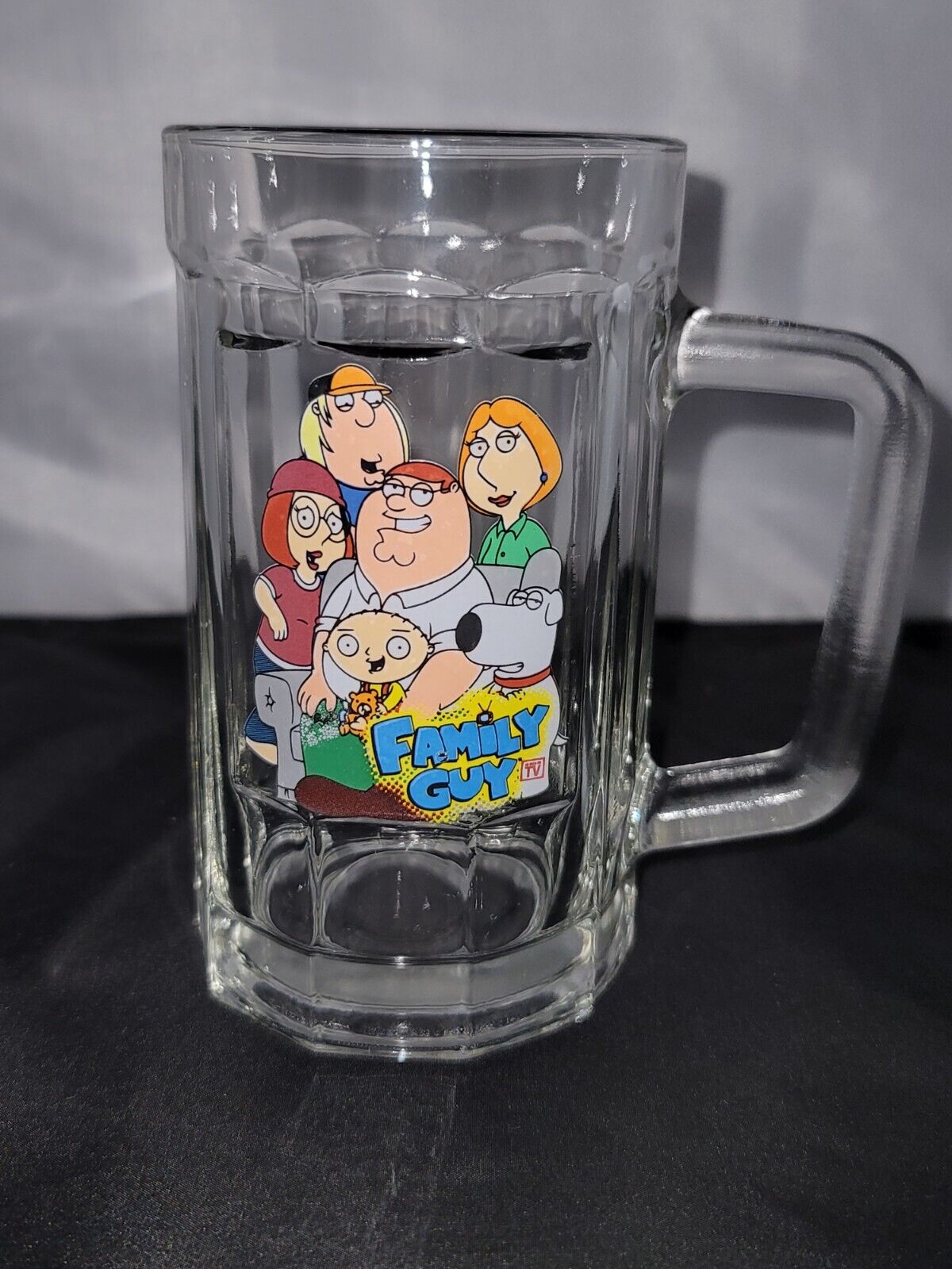 Family Guy Clear Glass Beer Mug