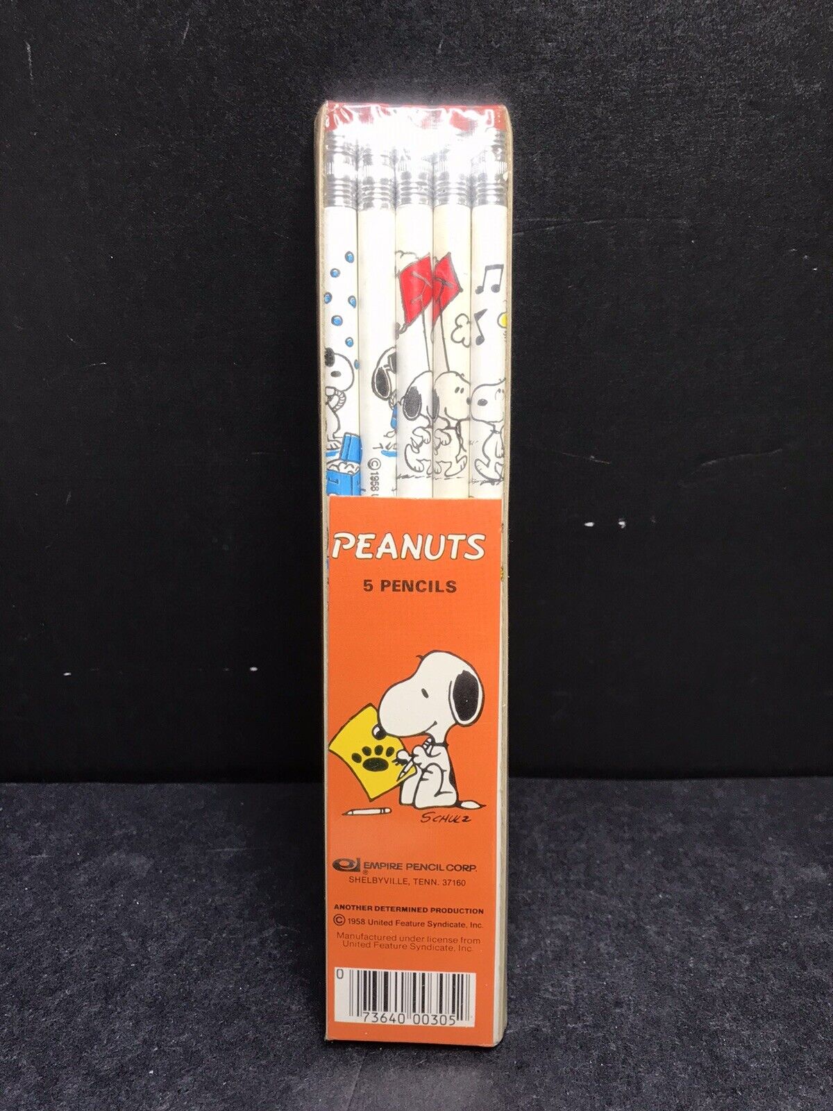 Vintage 1958 Snoopy Pencils Peanuts Set United Feature Syndicate Woodstock~New~