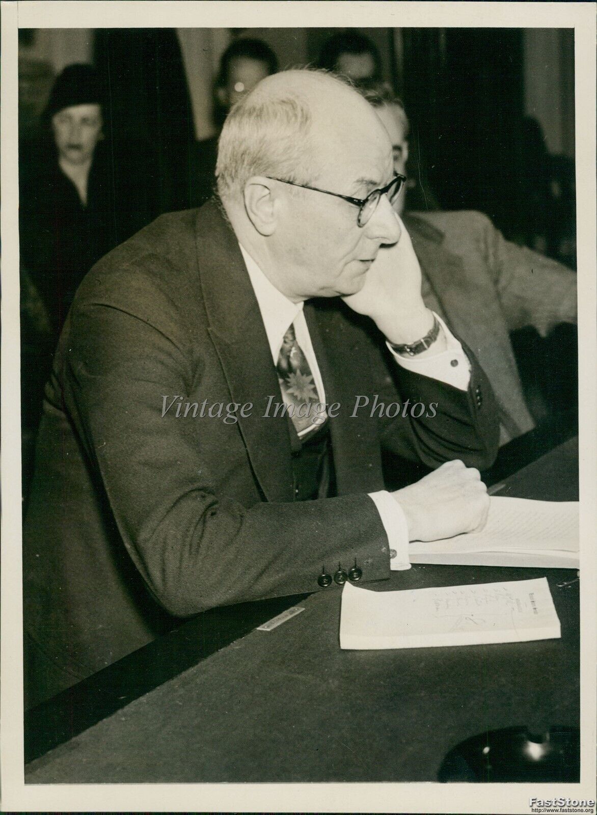 1938 Atty Gen Homer S Cummings Before Senate Judiciary Cmte Politics Photo 6X8