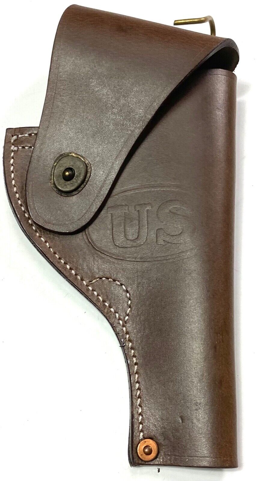 WWII US ARMY S&W VICTORY .38 PISTOL BELT HOLSTER-OILED