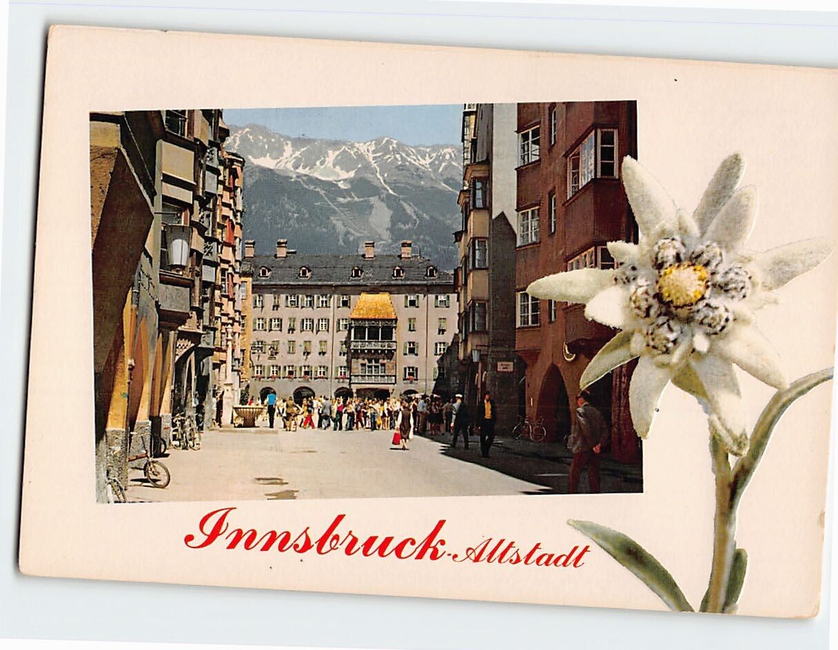 Postcard Innsbruck-Altstadt, Innsbruck, Austria