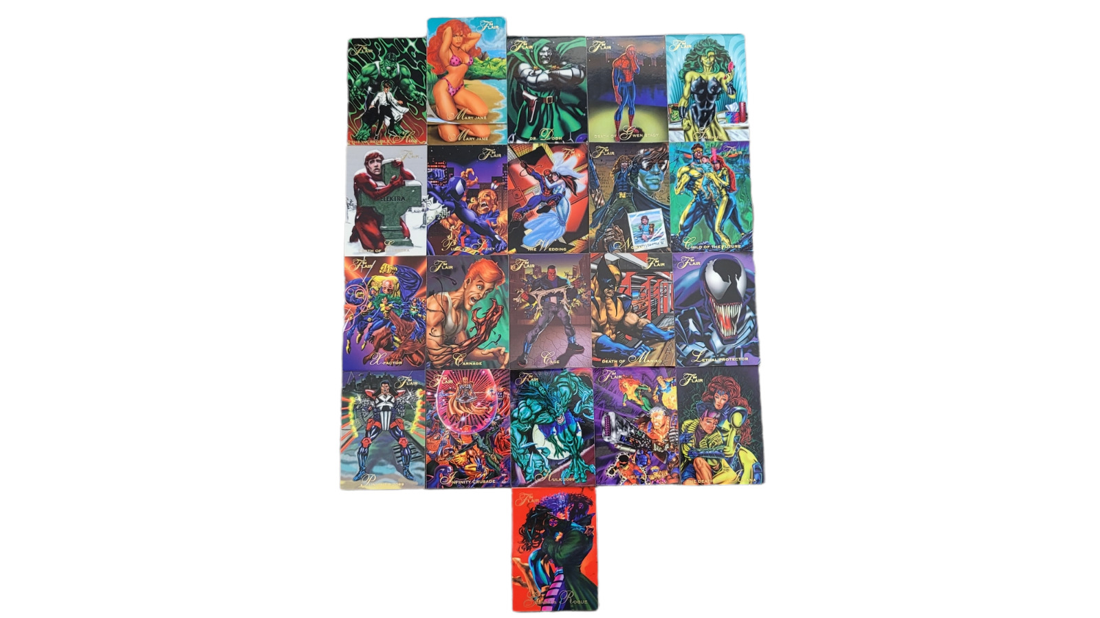 1994 FLAIR MARVEL - PICK YOUR CARDS SET - BEAUTIFUL AS PICTURED