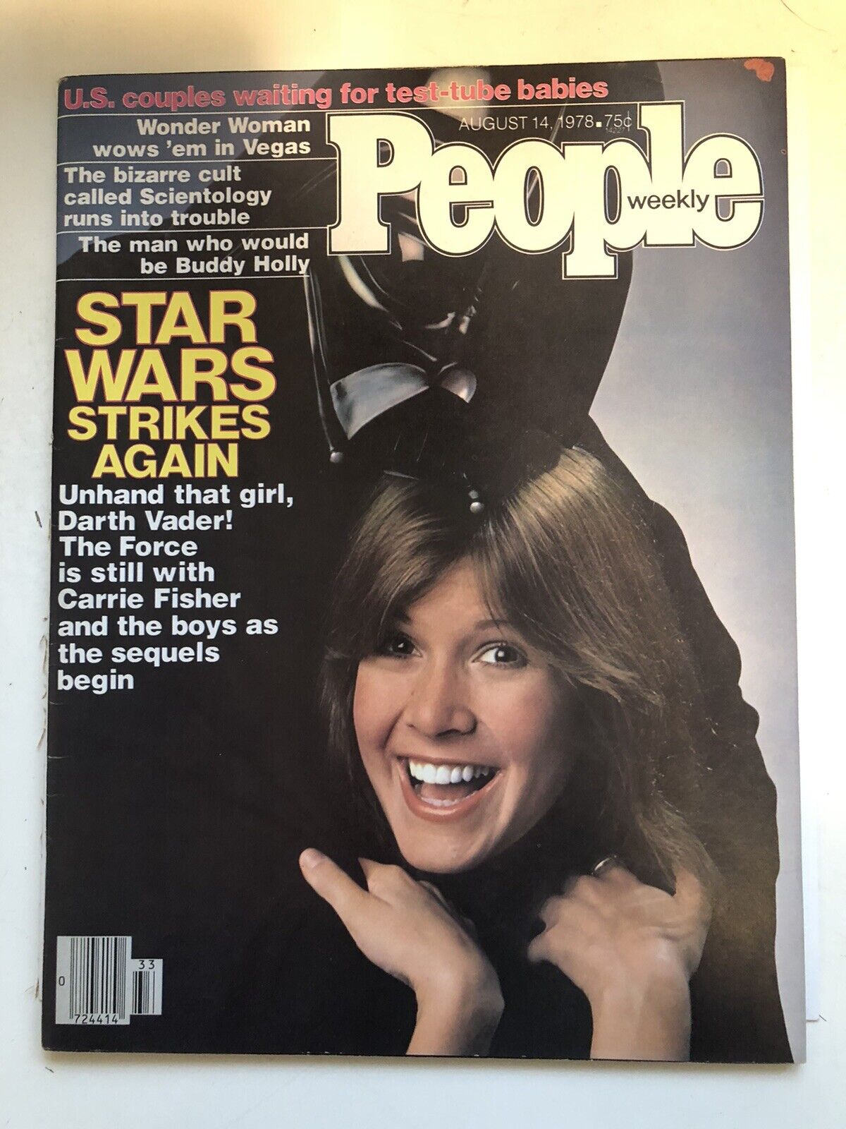 Star Wars Carrie Fisher Rare Prople Magazine 1978