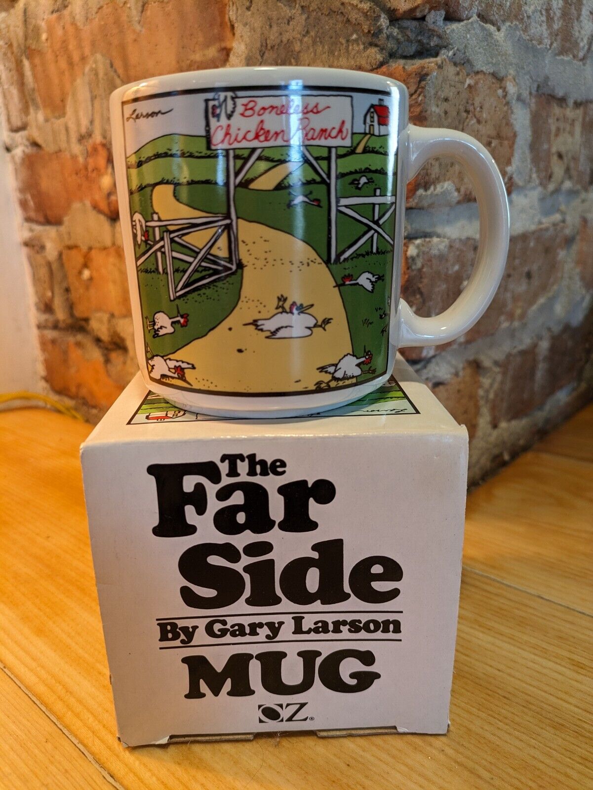 The Far Side By Gary Larson Boneless Chicken Ranch 1983 Cup Mug