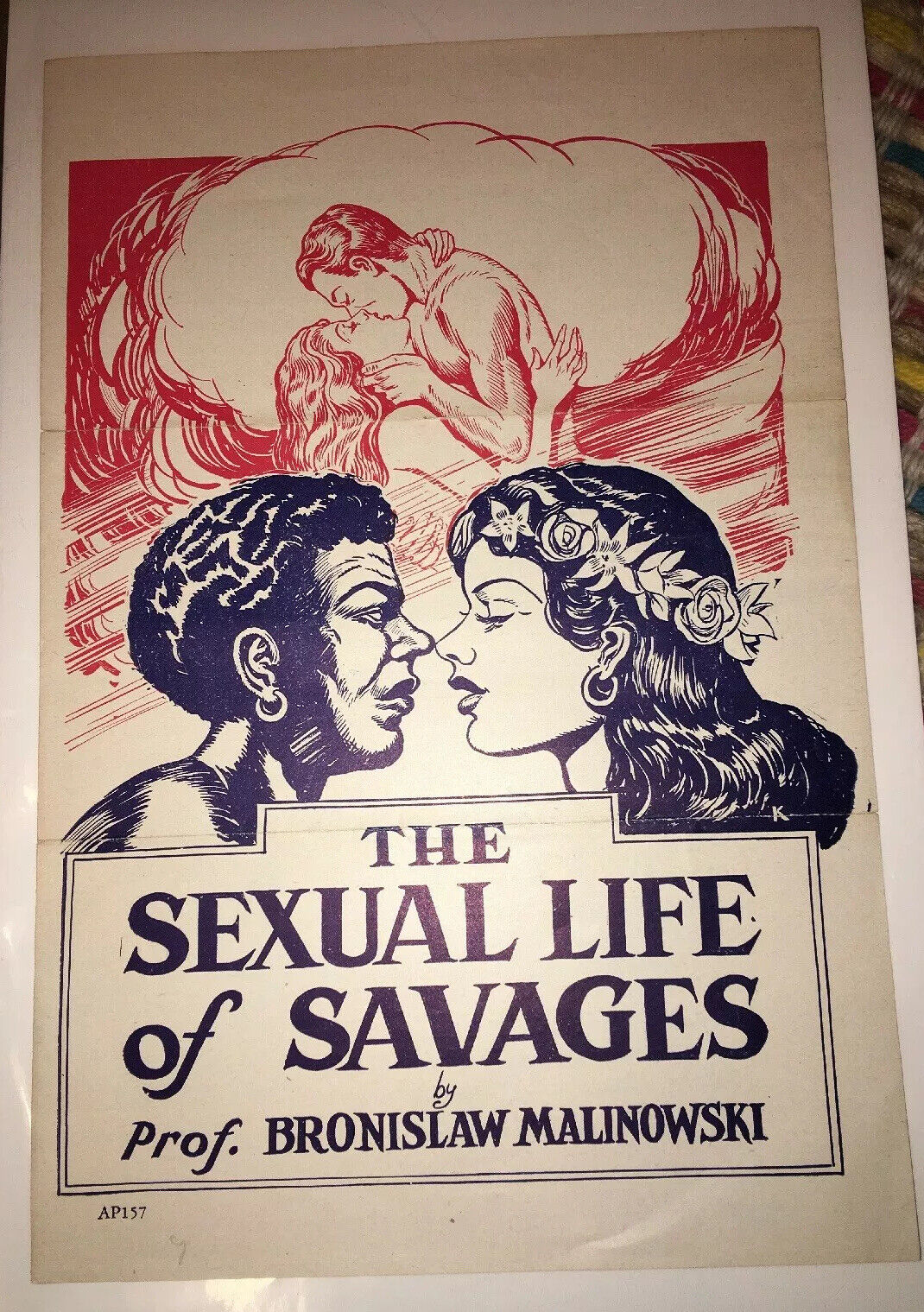 Vintage GGA Book Ad “The Sexual Life Of Savages” Malinowski Primitive Case Study