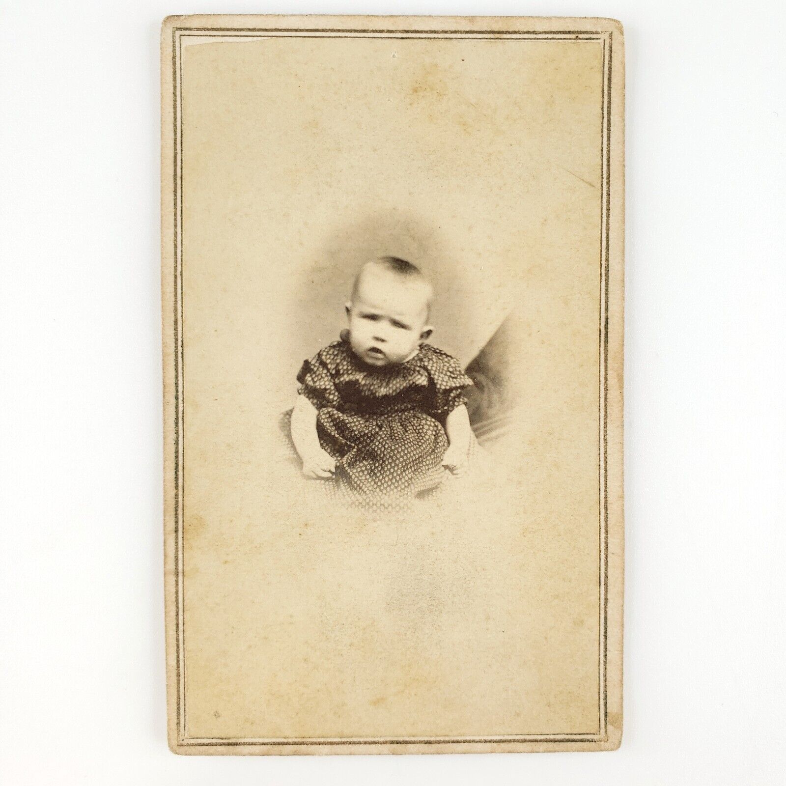 Bedford Pennsylvania Baby CDV Photo c1865 Gettys Child Antique Portrait PA C2569