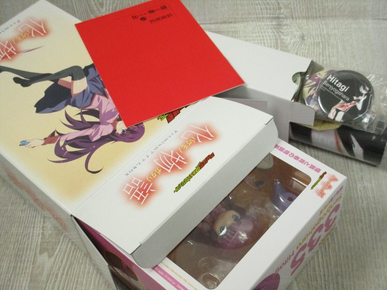BAKEMONOGATARI PREMIUM ITEM BOX Complete Art Nendoroid Poster badge Book 2013 KO