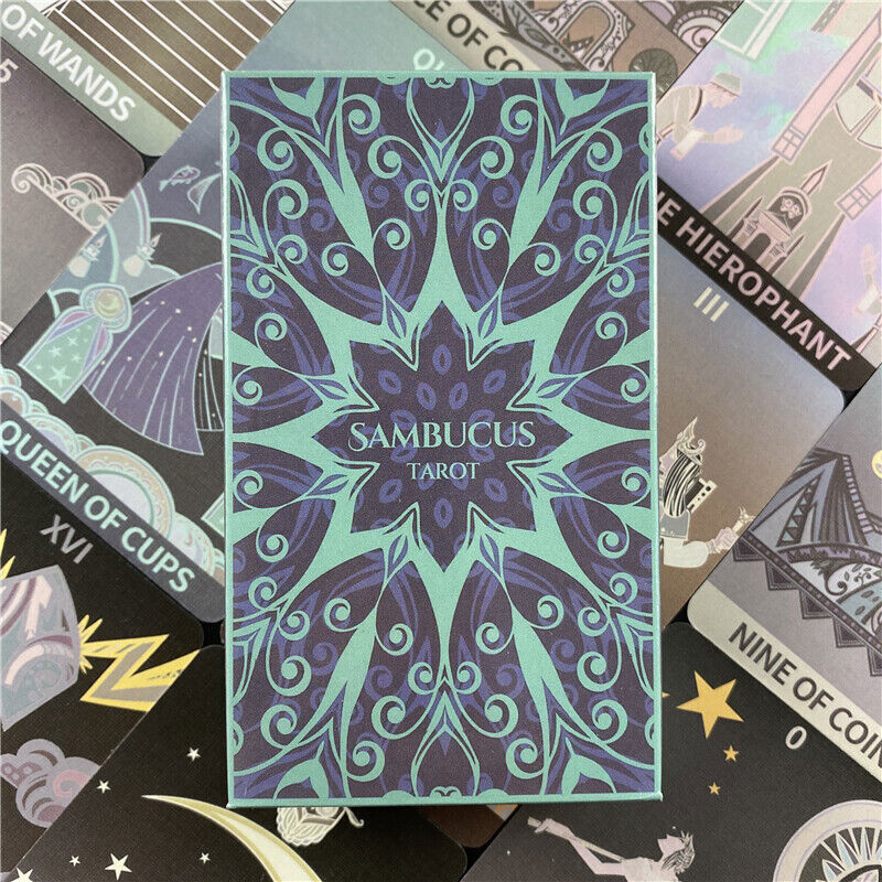 Sambucus Tarot: A 78 Cards Deck English Language Divination Occult Oracle Game