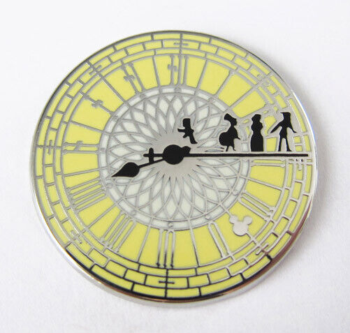 Disney Pin Peter Pan Big Ben Clock Hidden Mickey COMPLETER