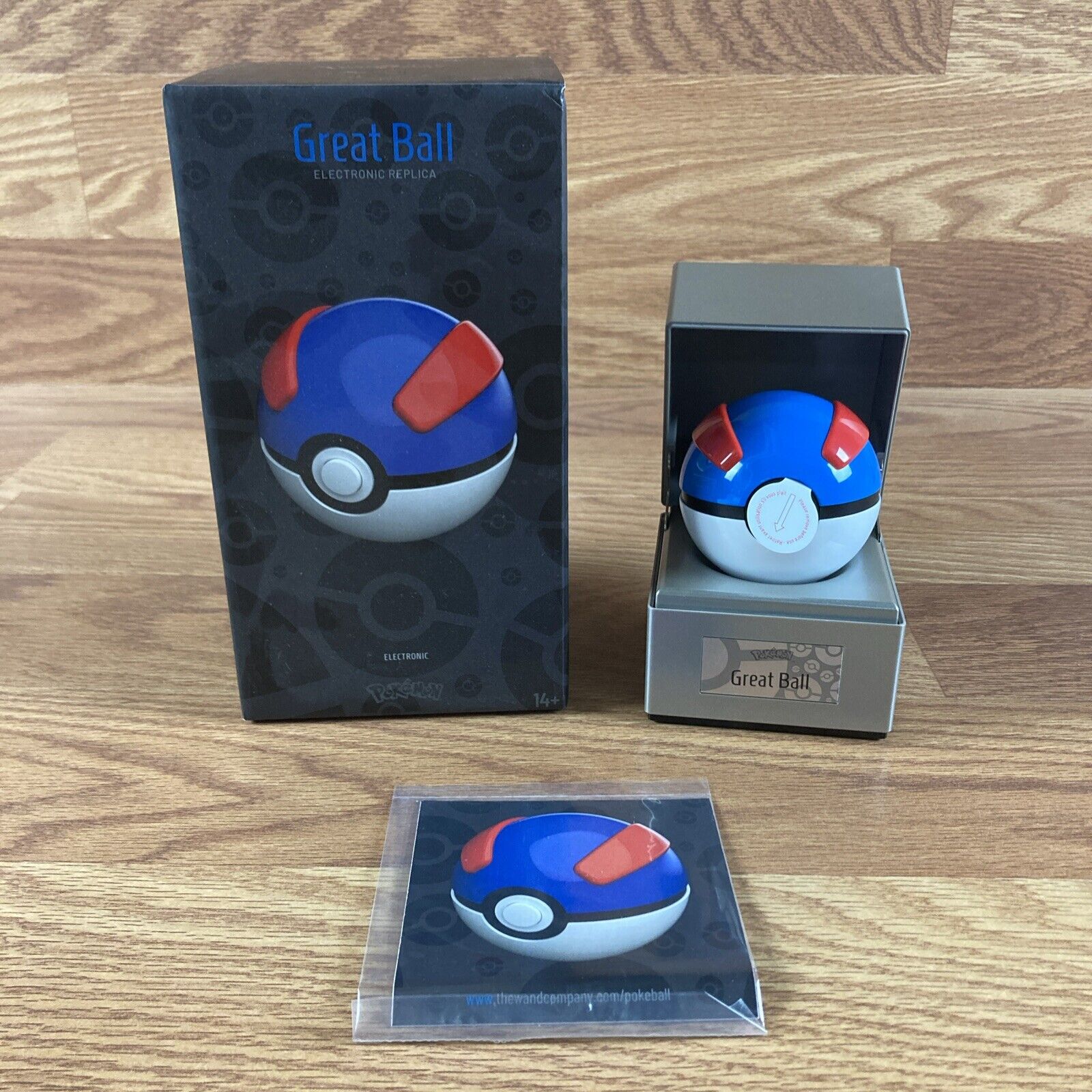 Pokemon Great Ball Die-Cast Replica by The Wand Company - New Open Box