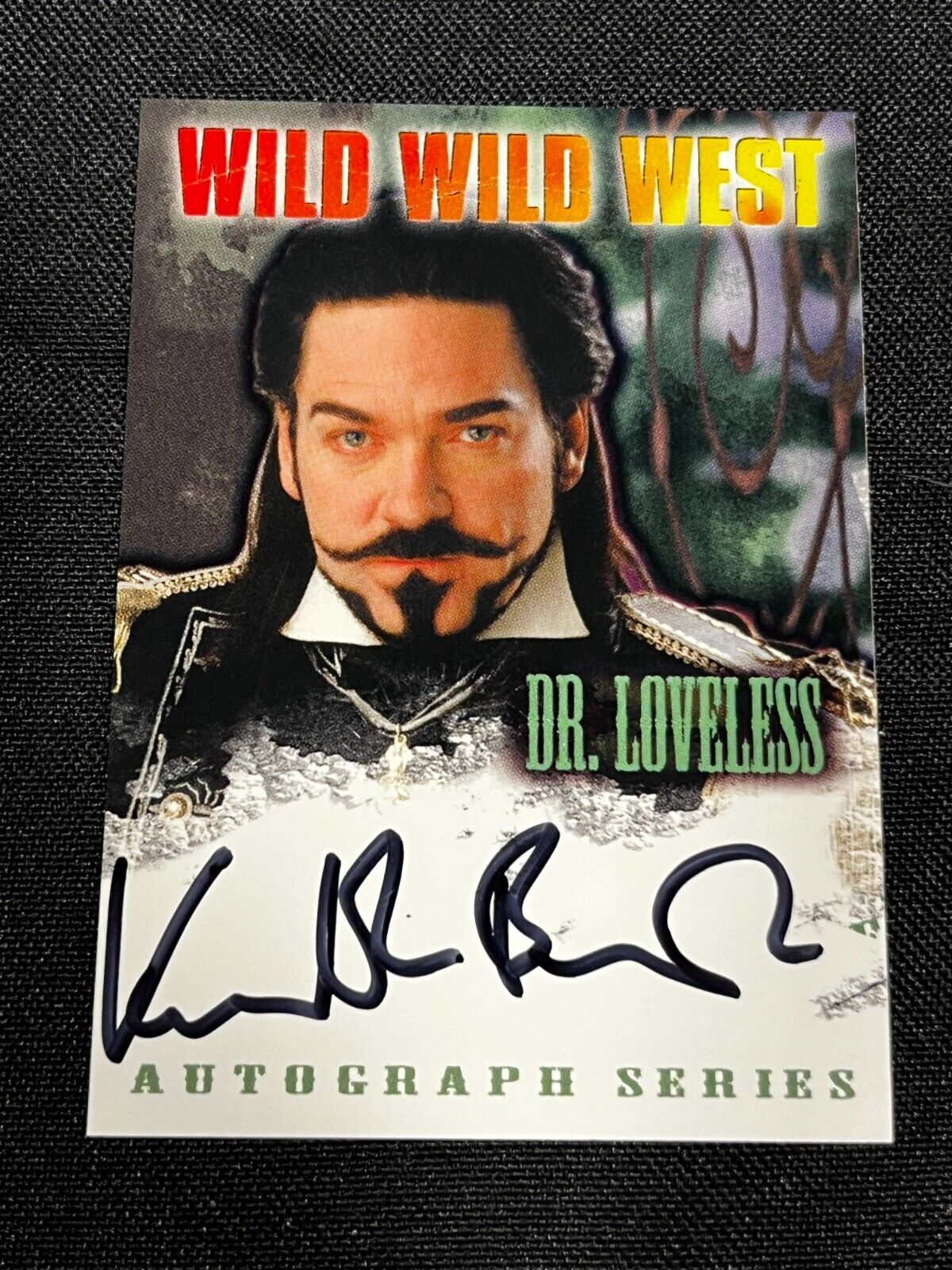 1999 Skybox Wild Wild West Kenneth Branagh Dr Loveless A3 Autograph Card AA