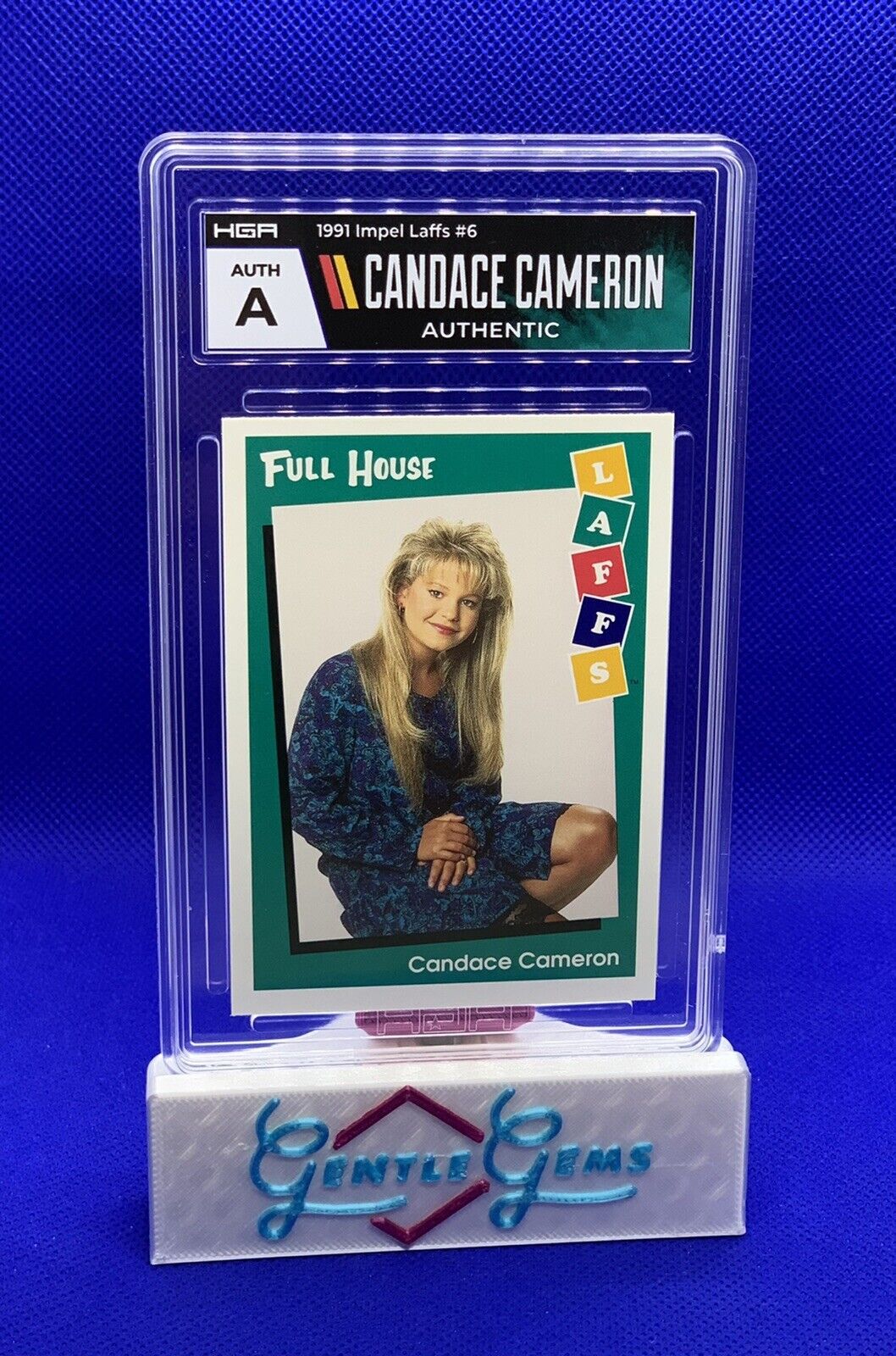 Candace Cameron - DJ TANNER - 1991 Impel Laffs ROOKIE CARD 🔥 HGA Slab 🔥