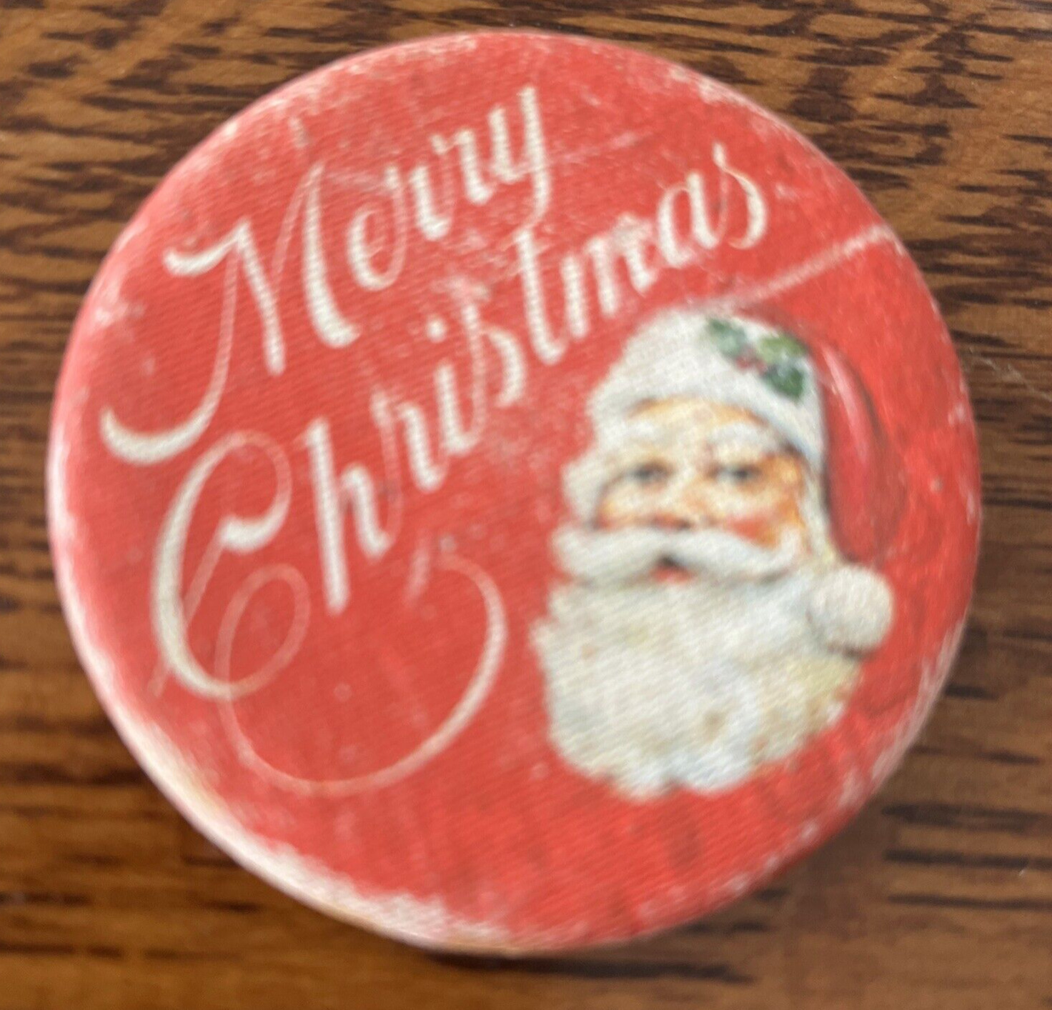 Vintage Hallmark Cards Santa Claus Pinback from the early seventies