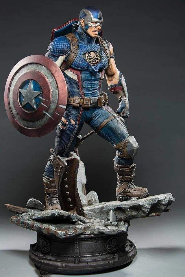 Hydra Captain America statue figure STL file for 3d printing 