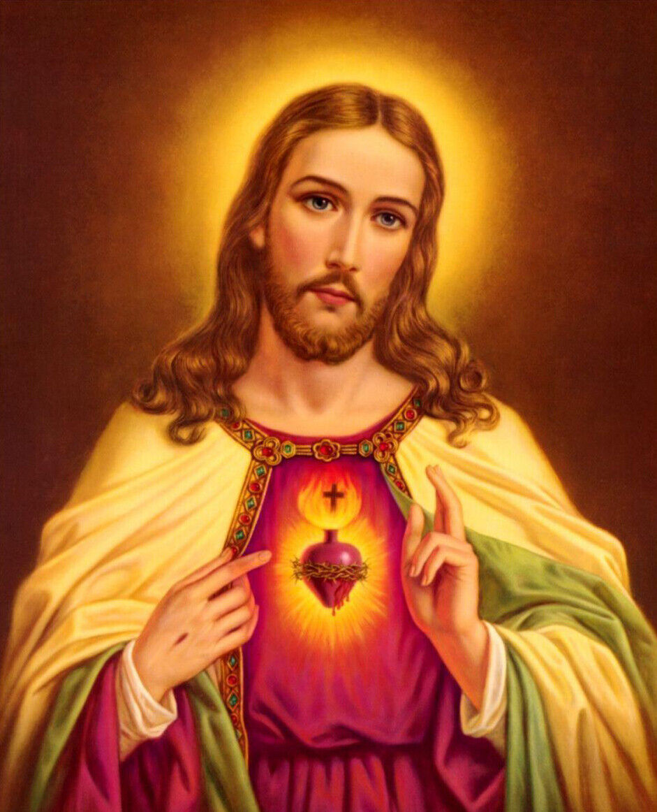 Sacred Heart Of Jesus 8x10 Photo Picture Christian Art