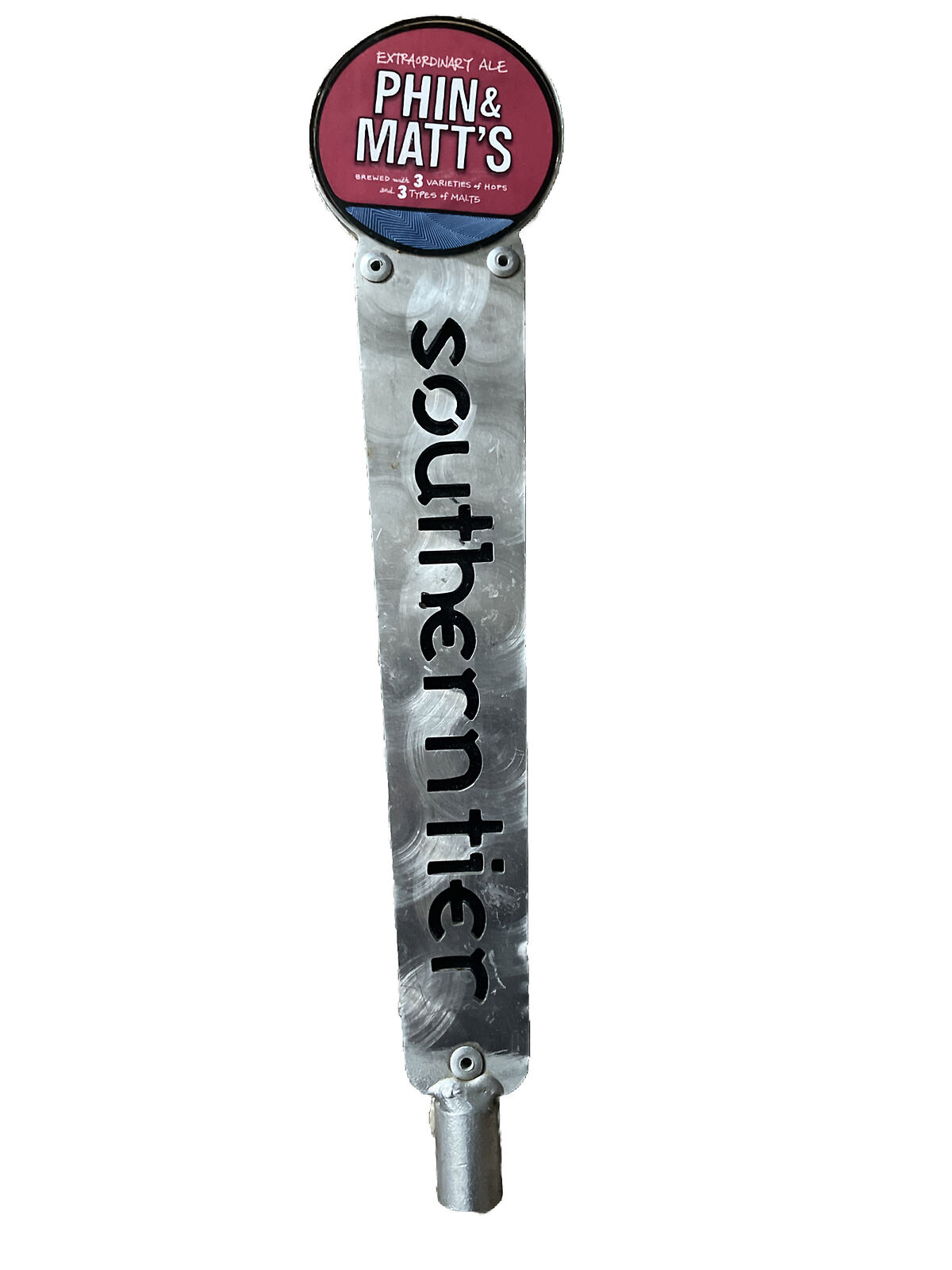 Southern Tier Tap Handle Draft Beer Phin & Matt’s Extraordinary Ale MachinedFace